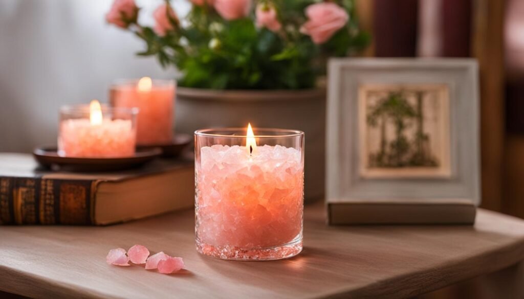 Himalayan salt & rosewater votive candle